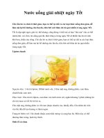Nước uống giải nhiệt ngày Tết pdf
