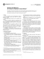 Designation: C 185 – 01 - Air Content of Hydraulic Cement Mortar1 ppsx