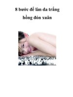 8 bước để làn da trắng hồng đón xuân doc