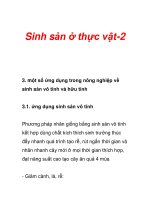 Sinh sản ở thực vật-2 ppsx