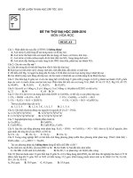 ĐỀ LUYỆN  THI ĐH CẤP TỐC 2010 (8)