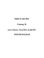 ALI COGIA - NGƯỜI LÁI BUÔN THÀNH BAGDAD pps