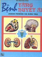 Bệnh tăng huyết áp - Cách phòng và điều trị (Phần 1) potx