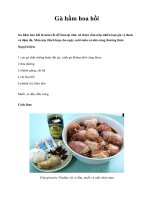 Gà hầm hoa hồi ppt