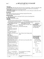 Tiết 7. BÀI 5. SỐ GẦN ĐÚNG VÀ SAI SỐ