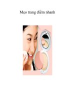 Mẹo trang điểm nhanh pdf