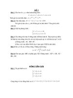 Đề toán ôn tập vào THPT (Đề 5)