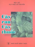 Cây rau cây thuốc (Phần 1) potx