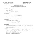 Đề kiểm tra toán 11 doc