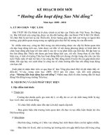 Đổi mới hoạt động sao nhi đồng( Đông)