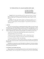 VỀ TÍNH DỪNG CỦA MẠCH KHÔNG ĐỒNG BỘ pot