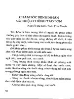 Chăm sóc bệnh nhân có triệu chứng táo bón pot