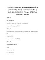 TTHC/16-CST: Xác nhận thời gian đóng BHXH đối với người đi học tập, thực tập ở nước ngoài quy định tại Quyết định số 107/2007/QĐ-TTg ngày 13/7/2007 của Thủ tướng Chính phủ pdf