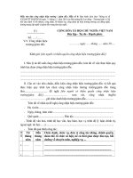 Mẫu văn bản công nhận hiệu trưởng / giám đốc pptx