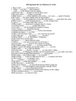 Bài tập luyện thi vào 10