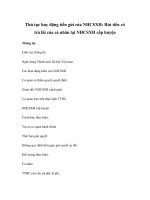 Thủ tục huy động tiền gửi của NHCSXH: Rút tiền có trả lãi của cá nhân tại NHCSXH cấp huyện potx