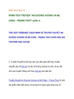 Kiến thức lớp 10 PHÂN TÍCH TRUYỆN AN DƯƠNG VƯƠNG -một cái nhìn mới về tác phẩm pot