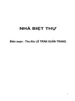 Nhà biệt thự 1 pptx
