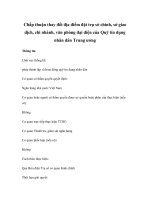 Chấp thuận thay đổi địa điểm đặt trụ sở chính, sở giao dịch, chi nhánh, văn phòng đại diện của Quỹ tín dụng nhân dân Trung ương pptx