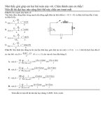 Nhờ thầy Biên giải giúp em bài toán này với. Mong tin thầy