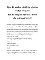 Làm thế nào bạn có thể sắp xếp theo của bạn trong một đơn đặt hàng mà bạn chọn? docx