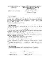 Đề NV luyện thi vào 10-11