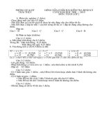 Đề thi cuối năm 09-10 - Toán 2 ( có đáp án)