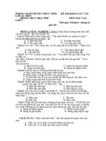 DE THI KHAO SAT VAO 10