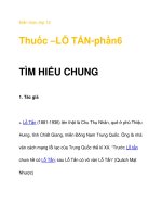 Kiến thức lớp 12 Thuốc –LỖ TẤN-phần6 ppsx