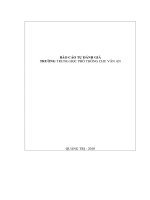 Kế hoạch tự đánh giá THPT Chu Văn An Quảng Trị