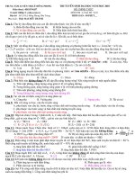 Đề thi thử ĐH(có Đáp án)-Trung tâm luyện thi Lê Hồng Phong - Nha Trang