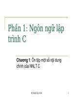 Ngôn ngữ lập trình C++_chương1 Ôn tập C pot