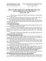 BAO CAO THUC HIEN QUY CHE PHOI HOP CQ - CĐ