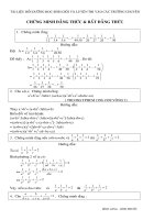 15 BT CHỨNG MINH ĐT&BĐT (CÓ GIẢI)
