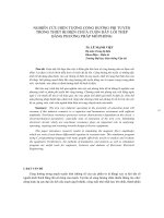 NGHIÊN CỨU HIỆN TƯỢNG CỘNG HƯỞNG PHI TUYẾN TRONG THIẾT BỊ ĐIỆN CHỨA CUỘN DÂY LÕI THÉP pot
