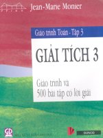 Giáo trình toán học - Tập 3 P1 docx
