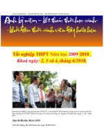 Ảnh kỷ niệm ( trang1) – kết thúc thời học sinh – khởi đầu thời sinh viên đầy hứa hẹn !