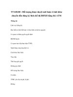 TT14H.BC: Đối tượng được duyệt mới hoặc ở tỉnh khác chuyển đến đăng ký lĩnh chế độ BHXH bằng thẻ ATM pps