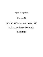 HOÀNG TỬ CAMARALZAMAN TỪ NGÀY XA CÁCH CÔNG CHÚA BADOURE pps