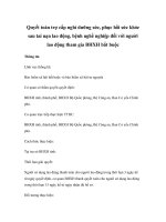 Quyết toán trợ cấp nghỉ dưỡng sức, phục hồi sức khỏe sau tai nạn lao động, bệnh nghề nghiệp đối với người lao động tham gia BHXH bắt buộc docx