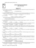 ĐỀ LUYỆN  THI ĐH CẤP TỐC 2010 (24)