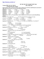 Đề và Đ.án TN Anh Trường Quang Trung_1