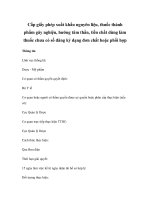 Cấp giấy phép xuất khẩu nguyên liệu, thuốc thành phẩm gây nghiện, hướng tâm thần, tiền chất dùng làm thuốc chưa có số đăng ký dạng đơn chất hoặc phối hợp docx