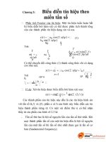 KỸ THUẬT VIỄN THÔNG - Chương 5: Biểu diễn tín hiệu theo miền tần số potx
