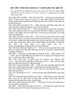 Mốc thời gian đáng lưu ý trong lĩnh vực điện từ