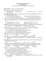 ĐỀ THI THỬ ĐH MÔN HÓA 2010