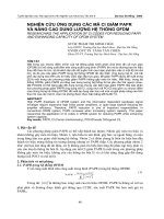 NGHIÊN CỨU ỨNG DỤNG CÁC MÃ CI GIẢM PAPR VÀ NÂNG CAO DUNG LƯỢNG HỆ THỐNG OFDM pdf