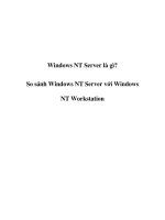 Windows NT Server là gì? So sánh Windows NT Server với Windows NT Workstation ppt