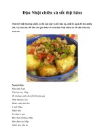 Đậu Nhật chiên xù sốt thịt băm ppsx