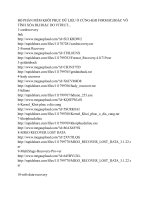 Bộ phần mềm khôi phuc dữ liệu